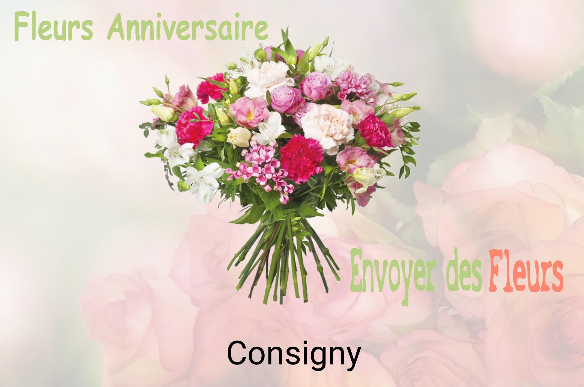 Bouquet de fleurs d’anniversaire livré à Consigny